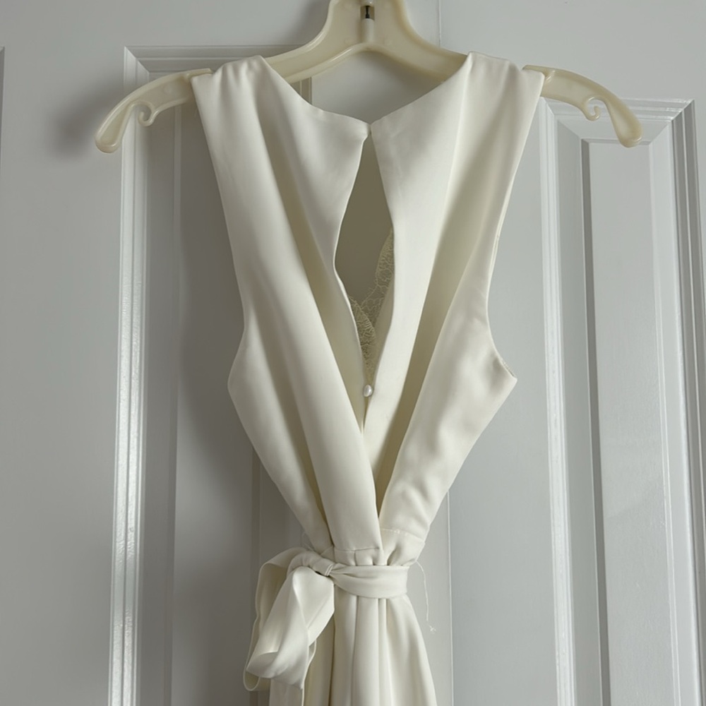 Eyelet White Jumpsuit by Do+Be